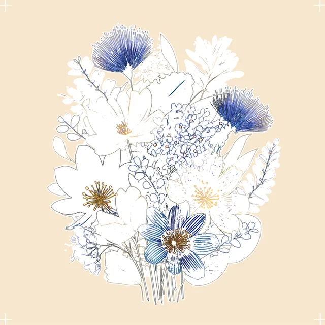 A whisper page. Drag across it to bring the color back.